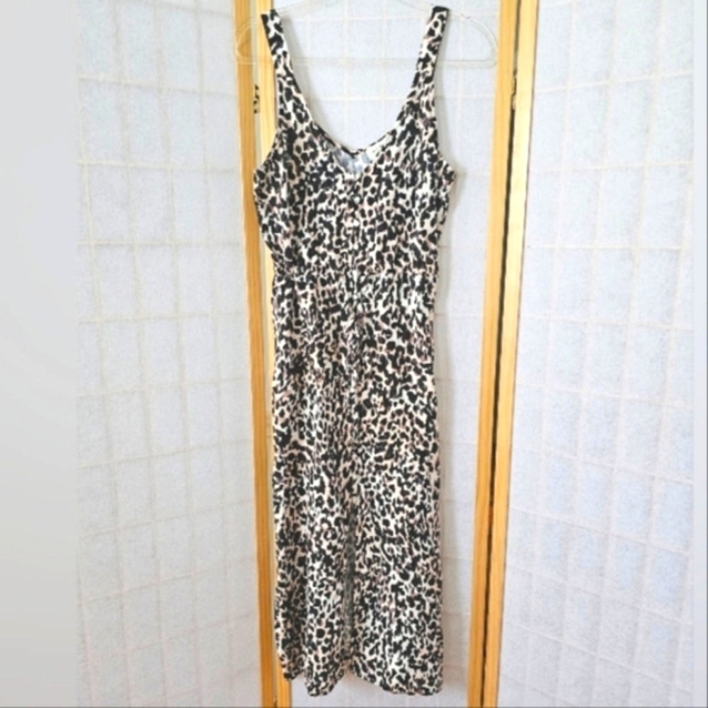 Cloth And Stone Animal print Midi Dress